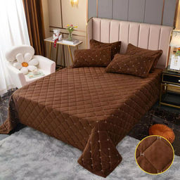 Покрывало Велюровое H 150х210 Шоколадный