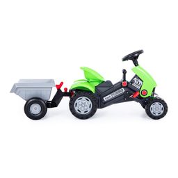 Каталка-трактор с педалями Turbo-2 с полуприцепом - Полесье фото 5