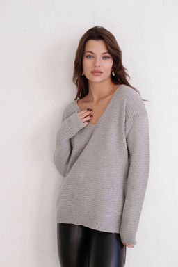 10809 Пуловер серый - Martichelli фото 16