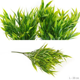 Цена за 2 шт. Зелень искусственная Бамбук 38 см / 149NA-114 /уп 2/150/500/ - Галеонтрейд фото 2