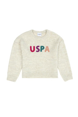 Кремовый свитер для девочки Неожиданная скидка в корзине