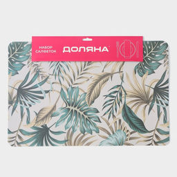 Набор салфеток сервировочных Доляна Flores, 4 шт, 2843 см  фото 6