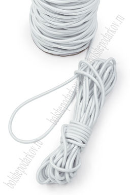 Резинка шляпная 4 мм*50 ярд (SF-7765) белый