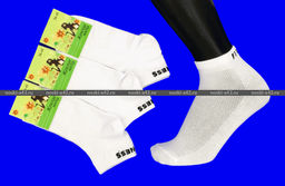 Цена за 10 пар. Носки женские спортивные антибактериальные Фитнес СЕТКА БЕЛЫЕ 36-41  фото 5