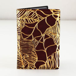 Обложка для паспорта Текстурные листья, искусственная кожа - Simaland фото 7