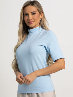 Водолазка с коротким рукавом (голубая) Б15599-50М - Lt collection фото 2