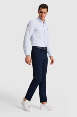 Erkek Lacivert Kanvas Pantolon