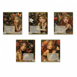 Цена за 10 шт. Тетрадь школьная ученическая ErichKrause Forest Fairy, 18 листов, линейка (в плёнке по 10 шт.)_MIX-PACK  фото 2