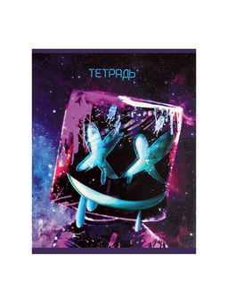 Тетради 48 листов в клетку Calligrata «Маска», 5 штук