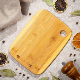 Доска разделочная бамбук, 20х15х1 см, прямоугольная, Бамбук, H-1567 (376771)