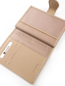 LACCOMA обложка для авто документов LA-3090-бежевый натуральная кожа