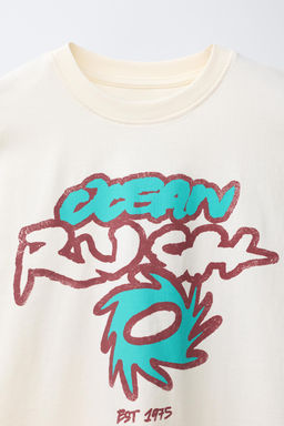 CAMISETA ESTAMPADO / Blanco