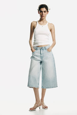 Wide Regular Waist Culotte Jeans - H&m фото 6