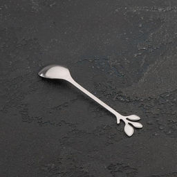 Ложка чайная из нержавеющей стали Magistro «Вудс», длина 12 см, цвет серебряный