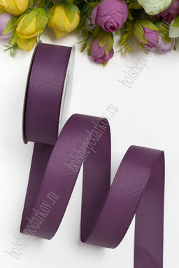 Лента репсовая 2,5 см*20 ярд "1 сорт" (SF-1348) вишневая пенка №171