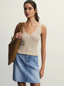 Джинсовая юбка мини / Zarina