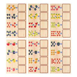 Лото с деревянными фишками "Моя первая арифметика" (деревянная коробка)