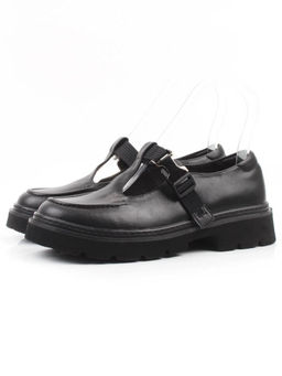 06-DLG06-1 BLACK Туфли женские (натуральная кожа)