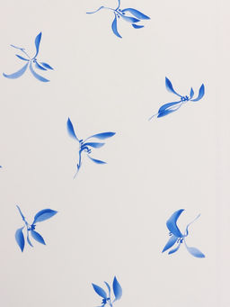 Цена за 20 шт. Пленка для цветов и букетов «Эскиз», белая с голубым, 57×57 см