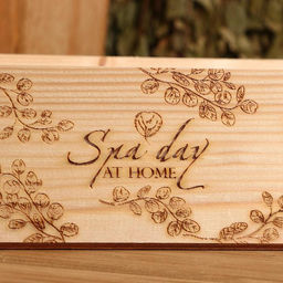 Ящик Spa Day at Home, 24.5×14×8 см, деревянный