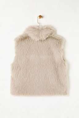 Trendyolmilla Vizon Regular Kal?p Kurk Yelek TWOAW25YE00108  фото 9