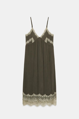 LACE CAMISOLE DRESS - Zara фото 8