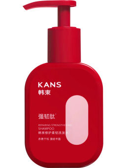 KANS Шампунь для восстановления и укрепления сухих и поврежденных волос Repairing Strengthening Shampoo, 300 г