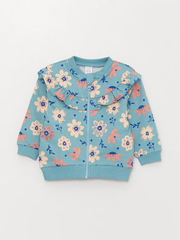 K?z Bebek Fermuarl? Sweatshirt ve E?ofman Alt 2li Tak?m - Waikiki фото 2