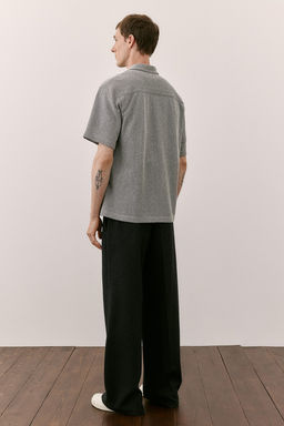 Camisa de manga corta en pique Regular Fit - H&m фото 5