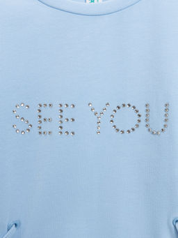 ACOOLA / Джемпер детский для девочек Klarnet голубой  фото 4