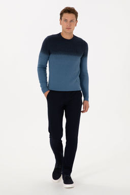 Erkek Lacivert Slim Fit Kanvas / Chino Pantolon - U.s. polo assn фото 7