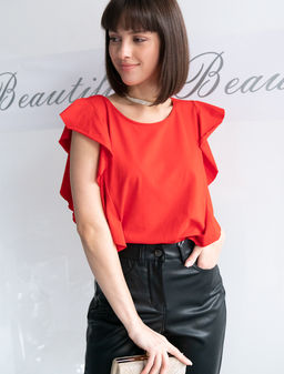 VILATTE / Топ с воланами