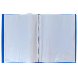 Папка с 30 вкладышами А4, 500 мкм, Calligrata, карман на корешке, черничная  фото 2