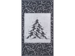 Полотенце махровое 6с103.412ж1 Лошадиная елка(графит5) 50х90см