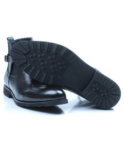 01-H9003-B82-SW3 BLACK Ботинки демисезонные мужские (натуральная кожа)