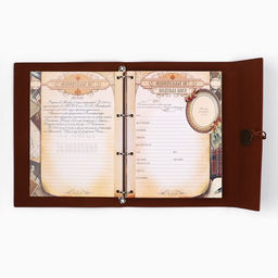 Родословная книга «Наш род», 56 листов, коричневый, 35×23.5 см
