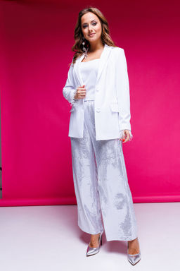 Жакет AURA 1085-164 белый  фото 2