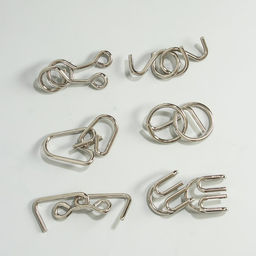 Головоломка металлическая «Памятники ВОВ», набор 6 шт