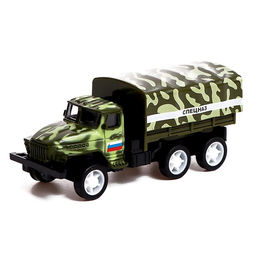 Грузовик металлический УРАЛ, инерция, масштаб 1:64, МИКС - Автоград фото 7