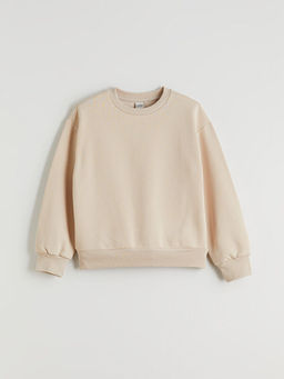 Bisiklet Yaka K?z ?ocuk Sweatshirt