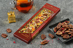 Шоколад белый с украшением Пекан, апельсин, манго, 110 гр , ТМ VERVALLI - Chokodelika фото 5