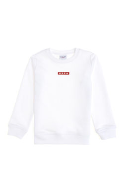 Белый свитшот для мальчика Неожиданная скидка в корзине - U.s. polo assn фото 2