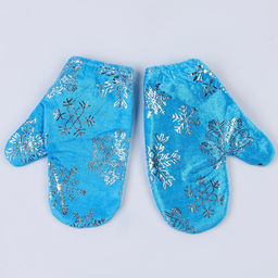 Карнавальный новогодний набор «Волшебная снегурочка»: шапка, варежки, парик с косичками, р. 52-54 см