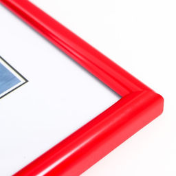 Фоторамка для фото 21×30 см «Радуга», пластик, красный, (стекло)