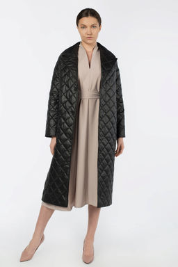 Пальто женское демисезонное (пояс) - El podio фото 3