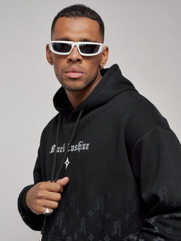 Спортивный костюм мужской трикотажный демисезонный черного цвета 12010Ch - Mtforce фото 14