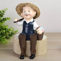 Фигурка Бабушка/Дедушка висячие ножки 2 штуки набор 14 см / 8643 /уп 48/ - Галеонтрейд фото 4