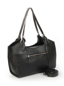 LACCOMA сумка C1070-черный натуральная кожа полиэстер фото 4