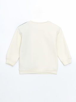 Bisiklet Yaka Bask?l? Erkek ?ocuk Sweatshirt - Waikiki фото 2