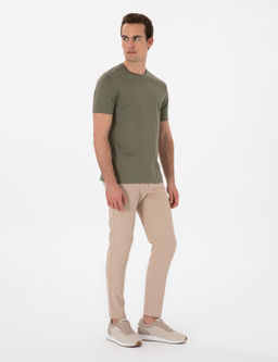 Haki Slim Fit Merserize Basic Ti__rt - Pierre cardin фото 4